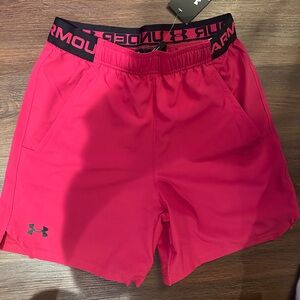 Under Armour Bright Red Training Shorts